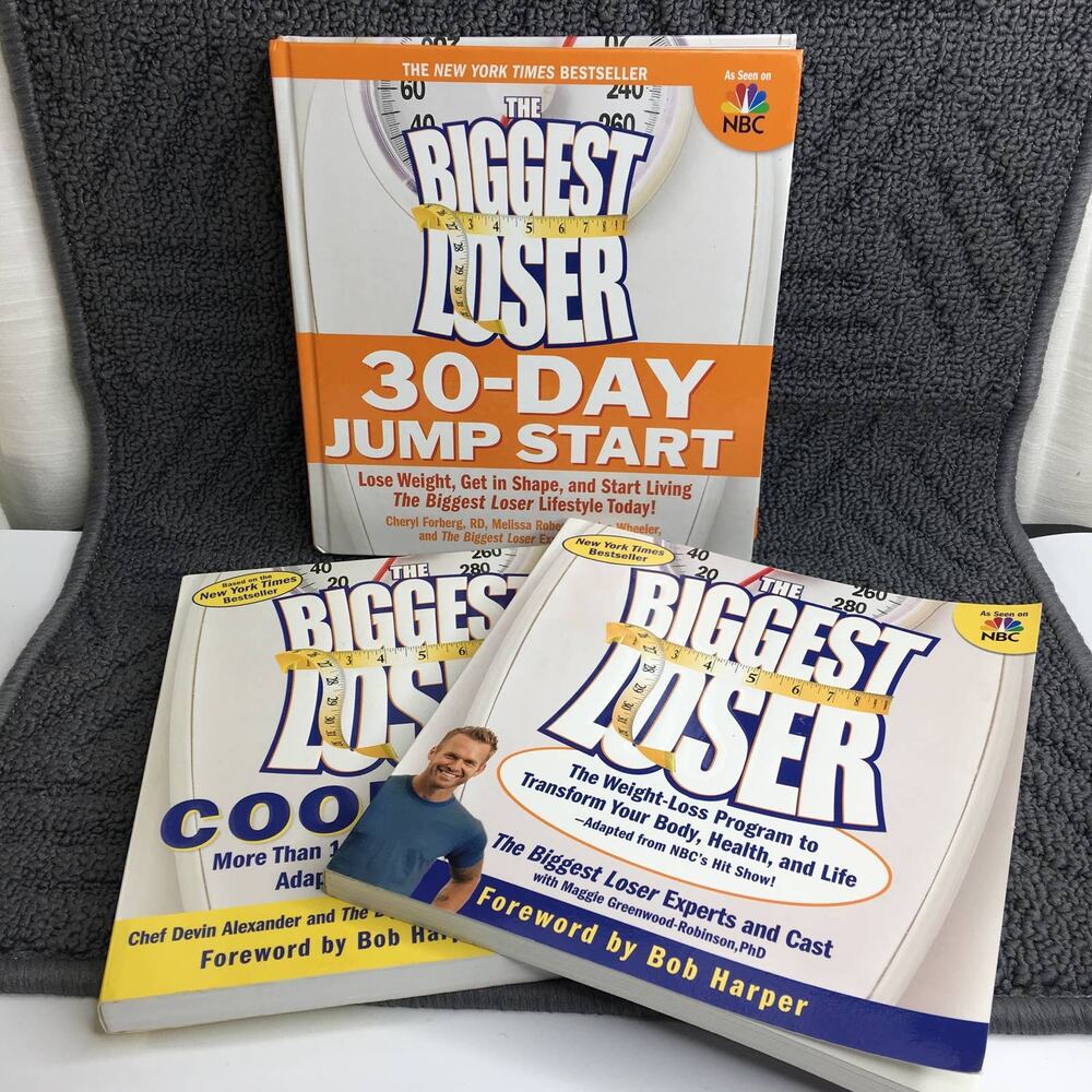 3 The Biggest Loser Books Weight Loss Program Cookbook 30 Day Jumpstart